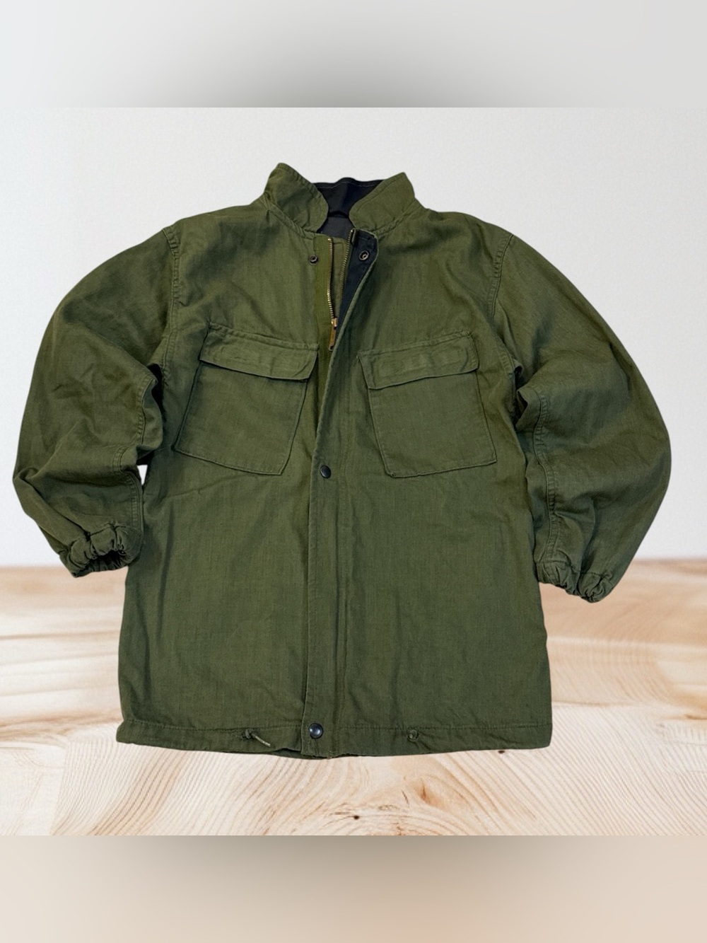 Military Jacket Chemical Protective Coat Winfield Mfg Vintage 80s, USA Sz XXS